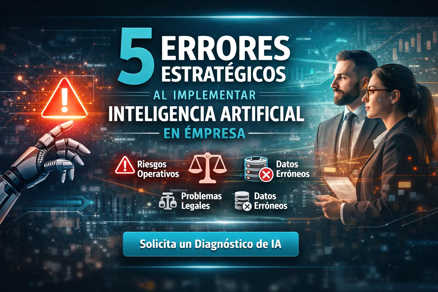 5 errores al implementar IA en la empresa